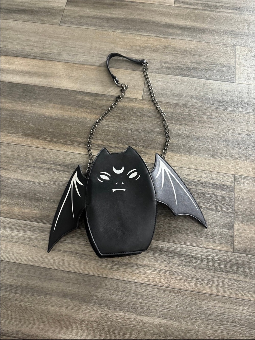 Killstar Black Bat Wing Crossbody Bag